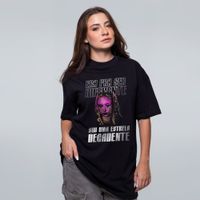CAMISETA OVERSIZED PRETA - DECADENTE