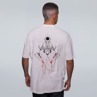CAMISETA OVERSIZED OFF WHITE - A RAIVA DE SAMAEL