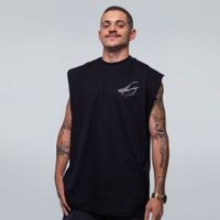 REGATA OVERSIZED PRETA - A RAIVA DE SAMAEL