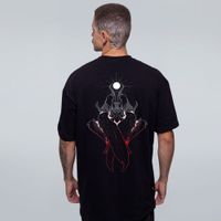 CAMISETA OVERSIZED PRETA - A RAIVA DE SAMAEL