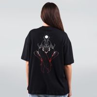 CAMISETA OVERSIZED PRETA - A RAIVA DE SAMAEL