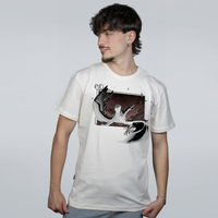 CAMISETA OFF WHITE - A QUEDA DO PORTADOR DA LUZ