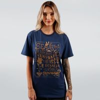 CAMISETA AZUL MARINHO - GRAVIDADE