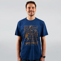 CAMISETA AZUL MARINHO - GRAVIDADE