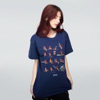 CAMISETA AZUL MARINHO - A LENDA DO HERÓI GAME ART