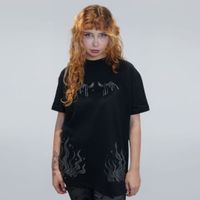 CAMISETA OVERSIZED PRETA -  ABYSSAL
