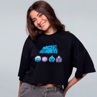 CROPPED OVERSIZED PRETO - ARCTIC MONKEYS