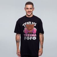 CAMISETA OVERSIZED PRETA - TREINA FOFO
