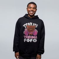 MOLETOM PRETO - TREINA FOFO