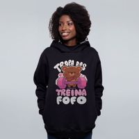 MOLETOM PRETO - TREINA FOFO