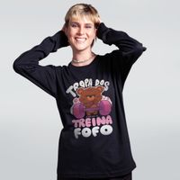 MANGA LONGA PRETA - TREINA FOFO