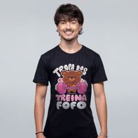 CAMISETA PRETA - TREINA FOFO