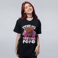 CAMISETA PRETA - TREINA FOFO