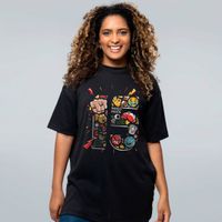 CAMISETA OVERSIZED PRETA - WEBTV 15 ANOS