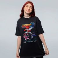 CAMISETA OVERSIZED PRETA - FREAKING GAMERS