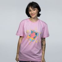 CAMISETA ROSA - É NAS ESTRANHEZAS