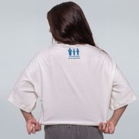 CROPPED OVERSIZED OFF WHITE - É NAS ESTRANHEZAS