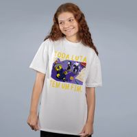 CAMISETA OVERSIZED OFF WHITE - TODA LUTA