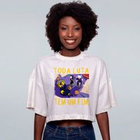 CROPPED OVERSIZED OFF WHITE - TODA LUTA