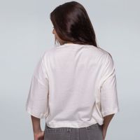 CROPPED OVERSIZED OFF WHITE - DESEMPODERE-SE