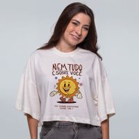 CROPPED OVERSIZED OFF WHITE - DESEMPODERE-SE