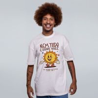 CAMISETA OVERSIZED OFF WHITE - DESEMPODERE-SE