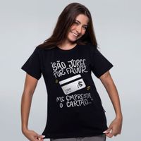 CAMISETA PRETA - CARTÃO
