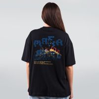 CAMISETA OVERSIZED PRETA - THE HEAT