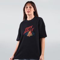 CAMISETA OVERSIZED PRETA - THE HEAT