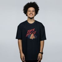 CAMISETA OVERSIZED PRETA - THE HEAT