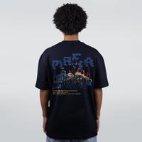 CAMISETA OVERSIZED PRETA - THE HEAT