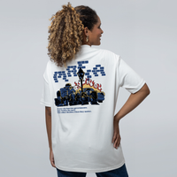 CAMISETA OVERSIZED OFF WHITE - THE HEAT