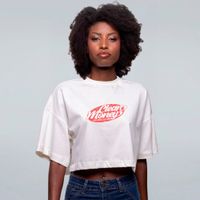 CROPPED OVERSIZED OFF WHITE - CLEAN MONEY