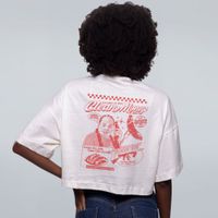 CROPPED OVERSIZED OFF WHITE - CLEAN MONEY