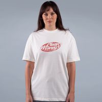 CAMISETA OVERSIZED OFF WHITE - CLEAN MONEY