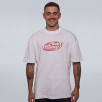 CAMISETA OVERSIZED OFF WHITE - CLEAN MONEY