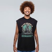 REGATA OVERSIZED PRETA - DO YOU BELIEVE IN HUMANS