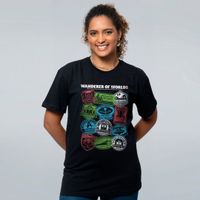 CAMISETA PRETA - TRAVEL STAMPS