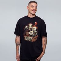 CAMISETA OVERSIZED PRETA - ADOPT A SLASHER