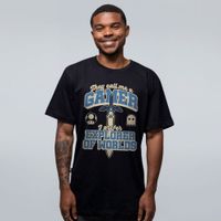 CAMISETA PRETA - EXPLORER OF THE WORLDS