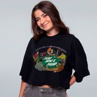 CROPPED OVERSIZED PRETO - DEAD MAN´S HAND V2