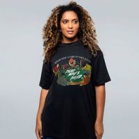 CAMISETA OVERSIZED PRETA - DEAD MAN´S HAND V2
