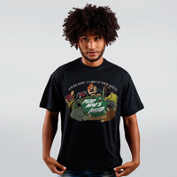 CAMISETA OVERSIZED PRETA - DEAD MAN´S HAND V2