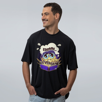 CAMISETA OVERSIZED PRETA - NA VERDADE