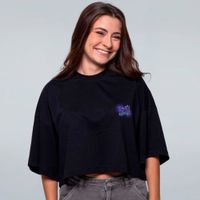 CROPPED OVERSIZED PRETO - FACES SR IGU
