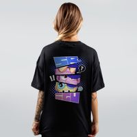 CAMISETA OVERSIZED PRETA - FACES SR IGU