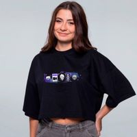 CROPPED OVERSIZED PRETO - SR IGU CLASSIC