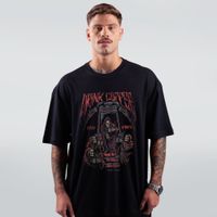 CAMISETA OVERSIZED PRETA - DRINK COFFEE