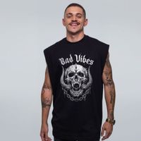 REGATA OVERSIZED PRETA - CAVEIRA MOTORHEAD