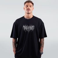CAMISETA OVERSIZED PRETA - BAD VIBES